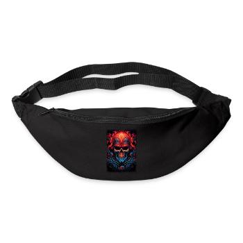 present jokes awesome humor dabbing funny quote - Gürteltasche - Schwarz - Vorne