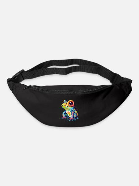 Frosch - Gürteltasche - Schwarz