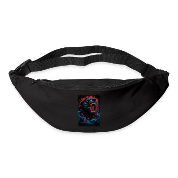gift idea an otter christmas joke otter lover - Gürteltasche - Schwarz - Vorne