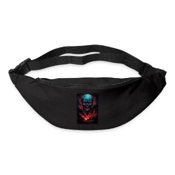 bones cute balloons quote human skeleton board - Bum bag - black - Front