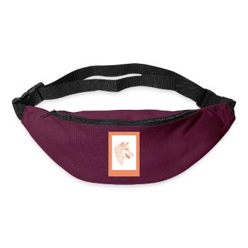 230815 Wolf 4 - Bum bag - burgundy - Front