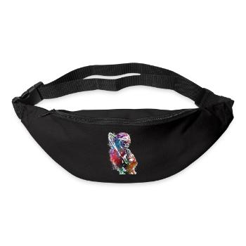 Joueur de crosse #lacrosse de sport - Sac banane - noir - Devant