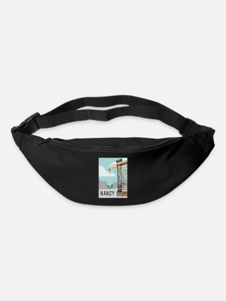 Nancy ville - Sac banane - noir