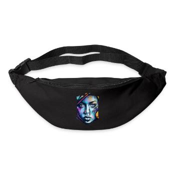 Graffiti Street Art Spray Colors Cool Artist Retro - Bum bag - black - Front