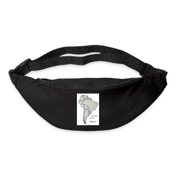 I'm from South America slogan - Bum bag - black - Front