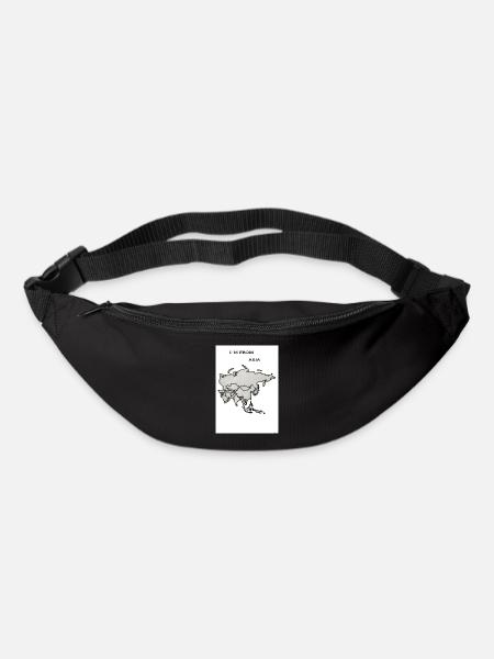 I'm from Asia slogan - Bum bag - black