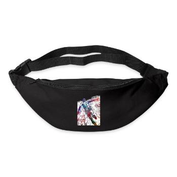 Sport de natation #swimmer #sport - Sac banane - noir - Devant