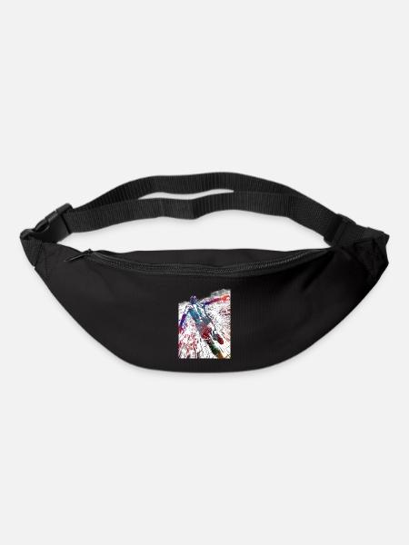 Sport de natation #swimmer #sport - Sac banane - noir