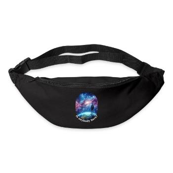 Ist jemand hier? - Gürteltasche - Schwarz - Vorne