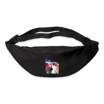 Voitures de course #racing #sport - Sac banane - noir - Devant