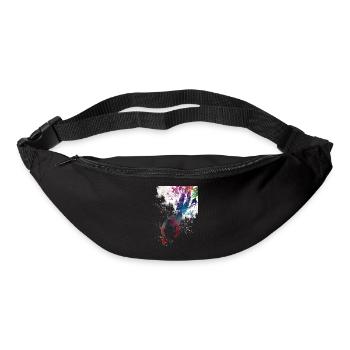 Sport de natation #swimmer #sport - Sac banane - noir - Devant
