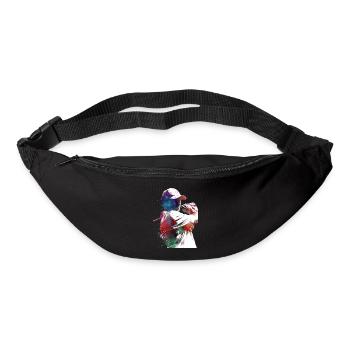 Golf player sport #golf #sport - Bum bag - black - Front