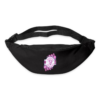 Math Power Cute Kawaii Anime School Girl Otaku - Gürteltasche - Schwarz - Vorne
