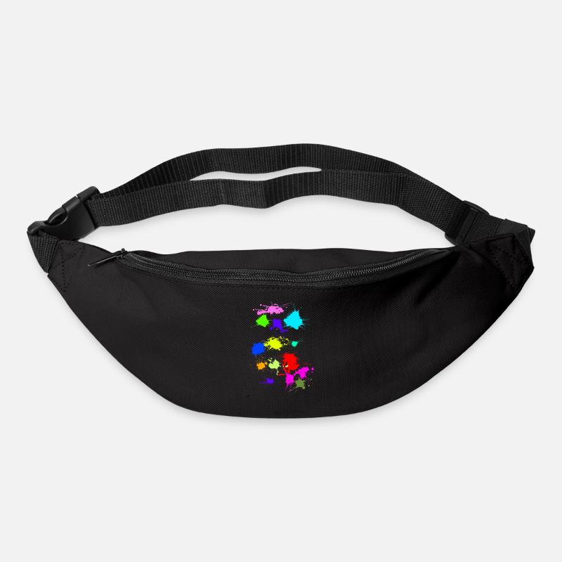 Flecken - Gürteltasche - Schwarz
