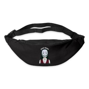 "Dead inside" Smiling anime girl - Gürteltasche - Schwarz - Vorne