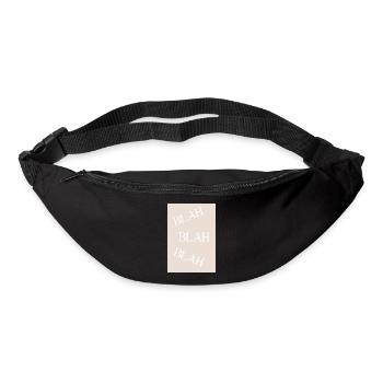 BLAH BLAH BLAH Sarcastic Humor - Bum bag - black - Front