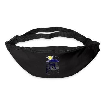 Veillée des esprits sous la pleine lune - Sac banane - noir - Devant