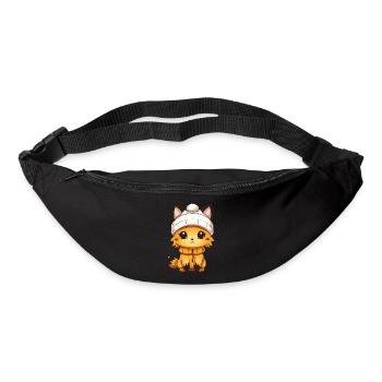 Fuchs Comic - Gürteltasche - Schwarz - Vorne