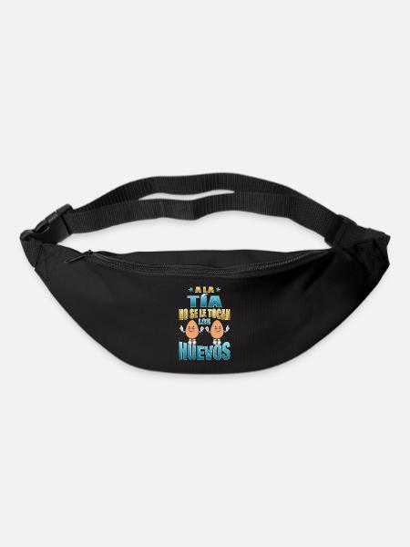 La tante ne touche pas ses couilles - Sac banane - noir