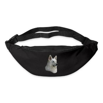 White Shepherd Head - Bum bag - black - Front