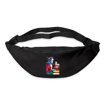 Pianist music art - Bum bag - black - Front