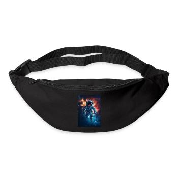 Astronaute 1 - Sac banane - noir - Devant