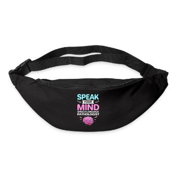 Speech Therapist Speech Therapy Speech Therapist - Bum bag - black - Front