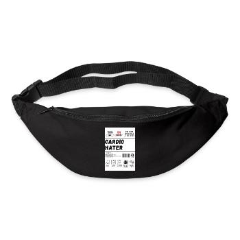 T-shirt Gym Nutrition - Gürteltasche - Schwarz - Vorne