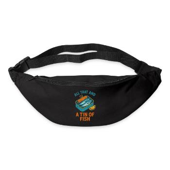 Retro Sardine Slice – Summer Pop - Gürteltasche - Schwarz - Vorne
