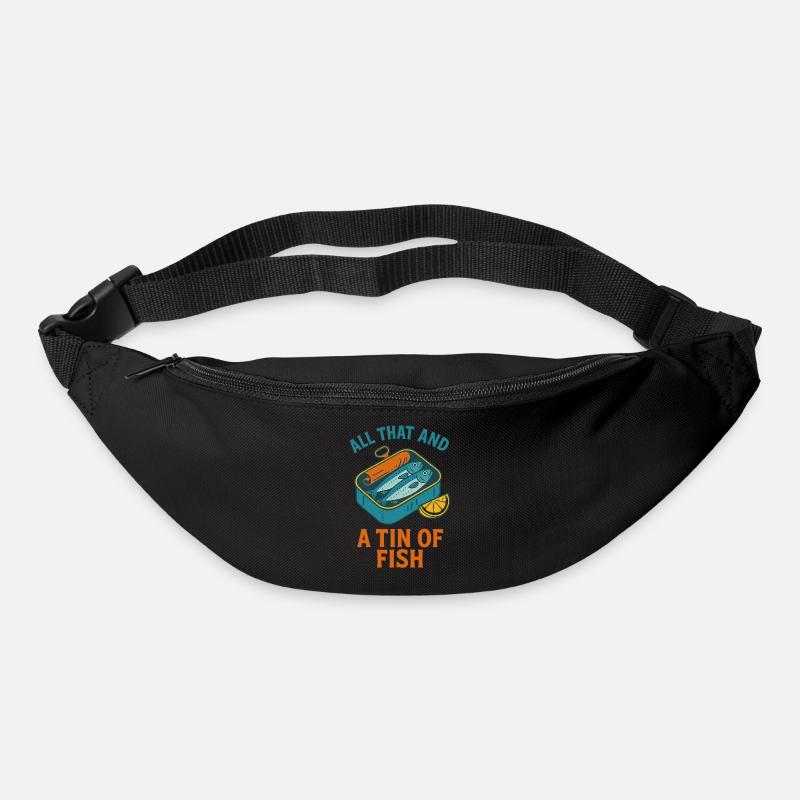 Retro Sardine Slice – Summer Pop - Gürteltasche - Schwarz
