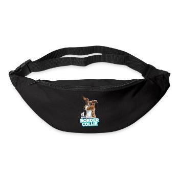 TEAM Border Collie Short Hair - MerleTri Red - Bum bag - black - Front