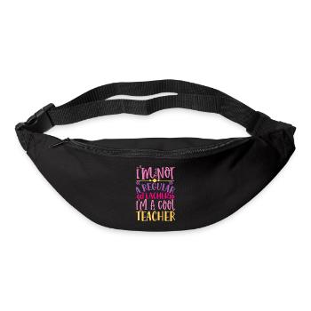 Cooler Lehrer – Lustiges Geschenk für Lehrer - Gürteltasche - Schwarz - Vorne