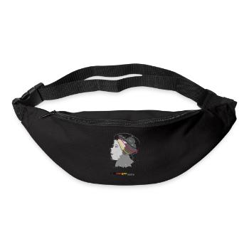 Artistique Allemagne Contour - Sac banane - noir - Devant
