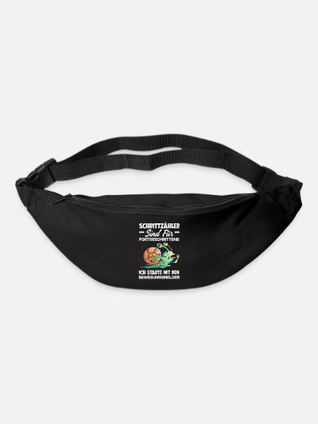 Schrittzähler? Ich nutze den Bewegungsmelder - Gürteltasche - Schwarz