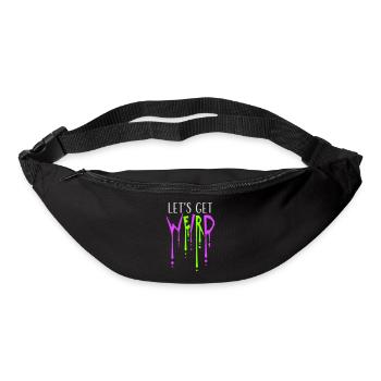 Let's Get Weird Graffiti Spray Drops Slime Fun - Bum bag - black - Front