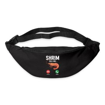 Shrim is calling - Funny Brainrot Memes - Bum bag - black - Front