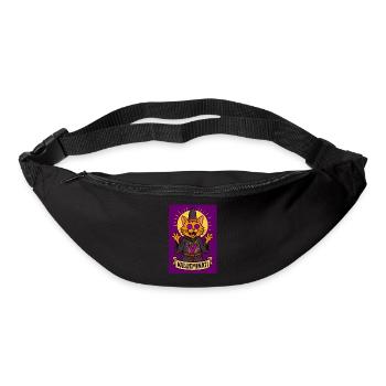 Zauberhafte Kult-Katze der Valueminati - Gürteltasche - Schwarz - Vorne