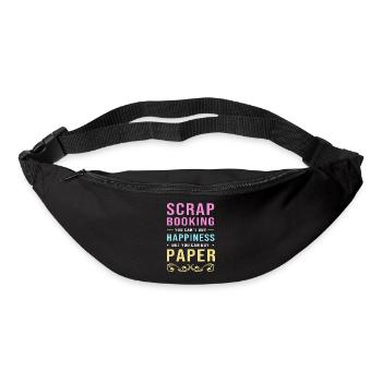 Album de scrapbooking - Sac banane - noir - Devant