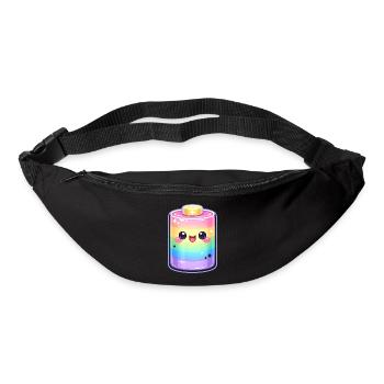 Kawaii Regenbogen Flaschenzauber - Gürteltasche - Schwarz - Vorne