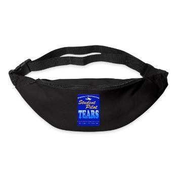 Schülerpiloten-Tränen - Gürteltasche - Schwarz - Vorne