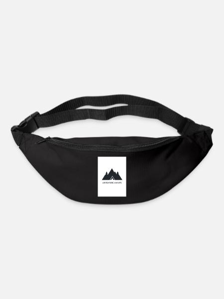 Adventure Awaits Mountains Design - Bum bag - black