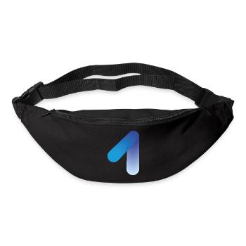 Abstract 1, modern & digital - Bum bag - black - Front