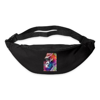 Portrait of a Gorilla - Bum bag - black - Front