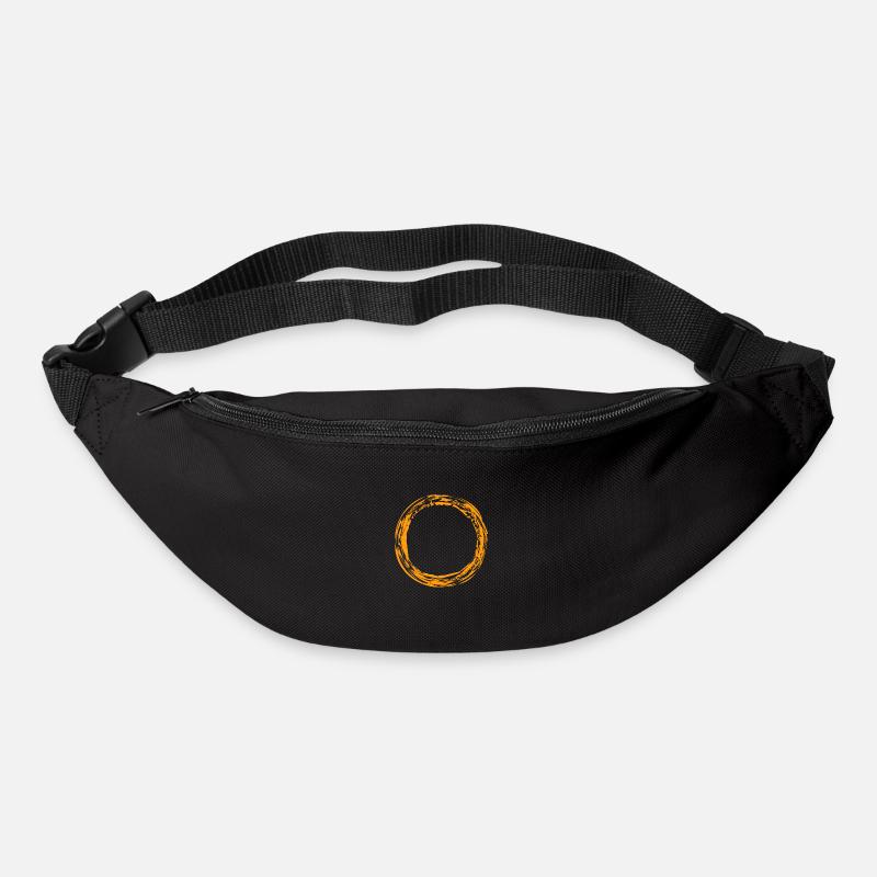 Perfekte Zen-Kreis - Gürteltasche - Schwarz