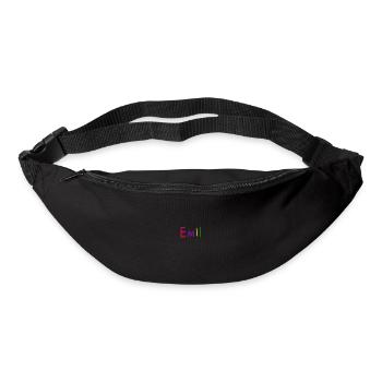 Emil first name boy name colored font colored - Bum bag - black - Front