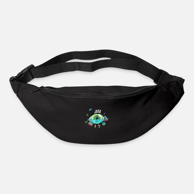 Klimaschutz Klimawandel - Gürteltasche - Schwarz