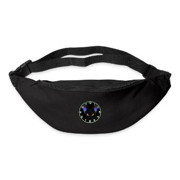 chauve l'heure souris - Sac banane - noir - Devant