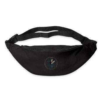 Hummingbird with stars - Bum bag - black - Front