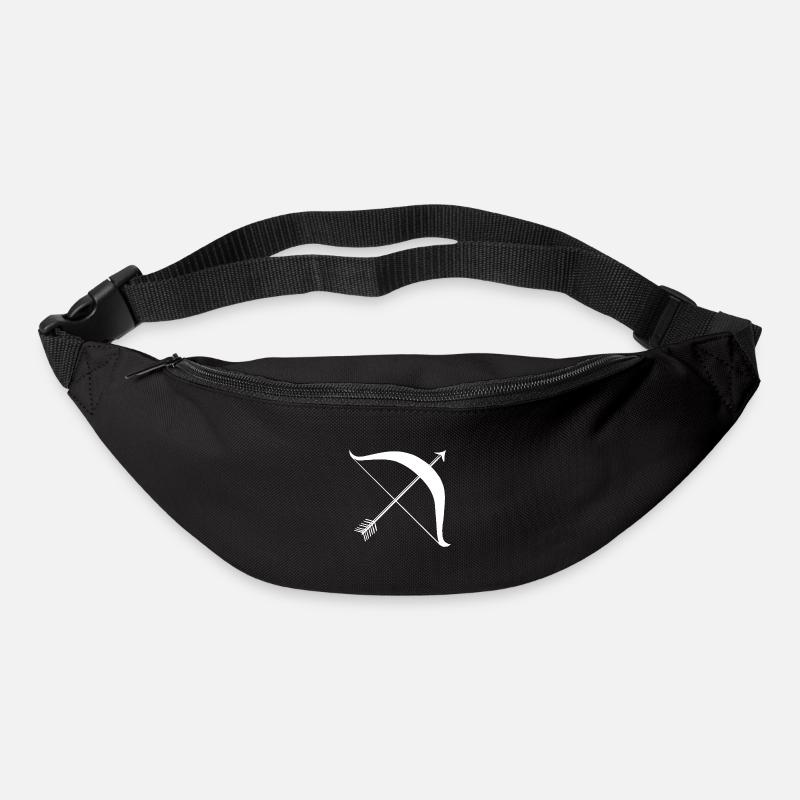 Bogen Schütze Sternzeichen - Gürteltasche - Schwarz