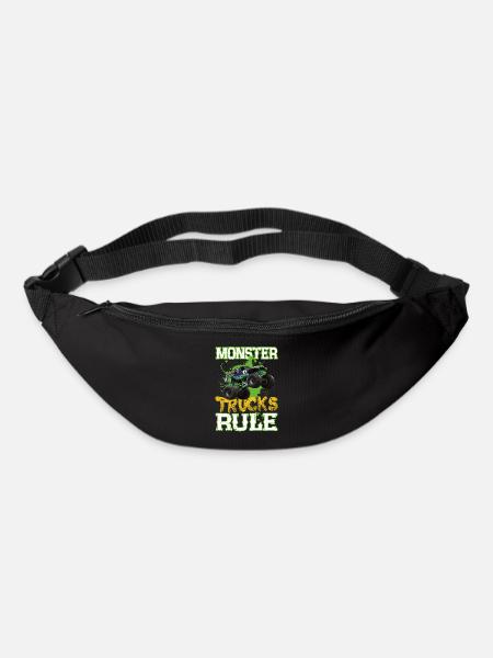 Monster trucks rule - Bum bag - black